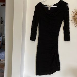 Black max studio size medium dinner dress